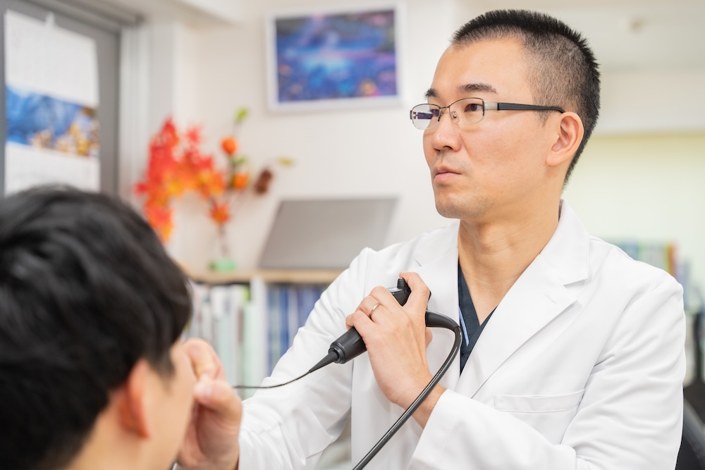 扁桃腺・アデノイド肥大による気道閉塞